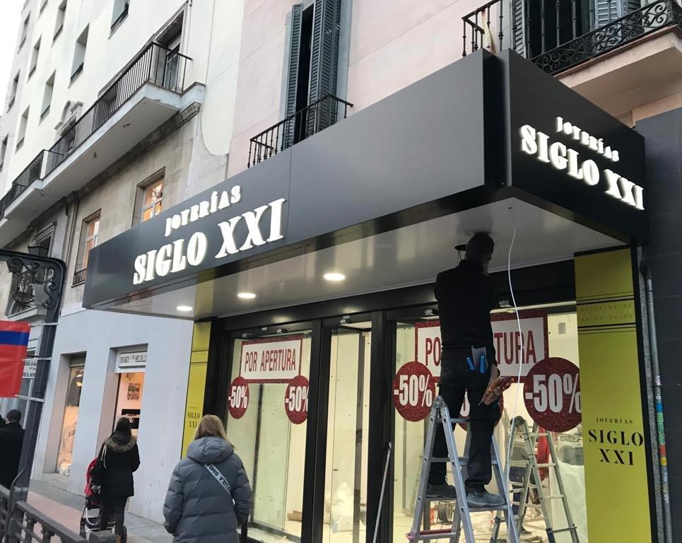 oyería Siglo XXI Albacete Diseño Rotulación