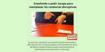 La importancia de enseñar a pedir escape